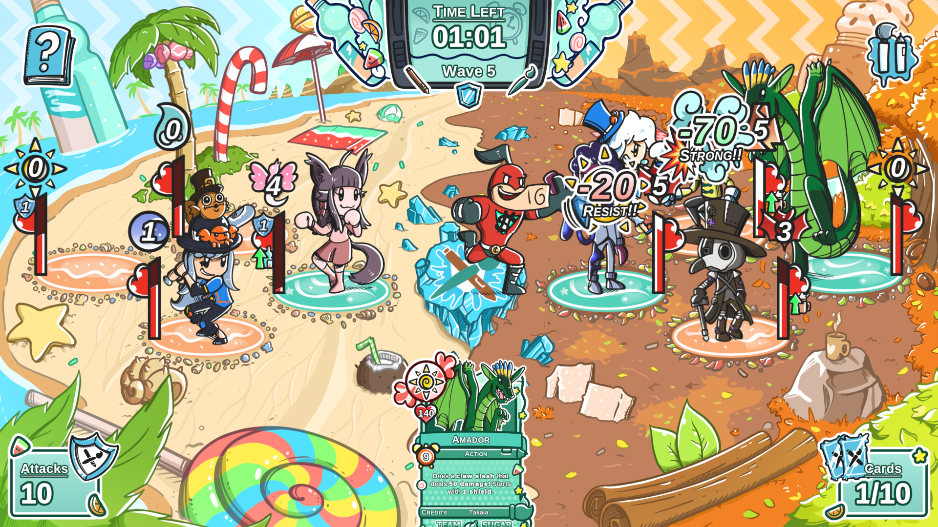 Art Fight Duel Gameplay Screenshot