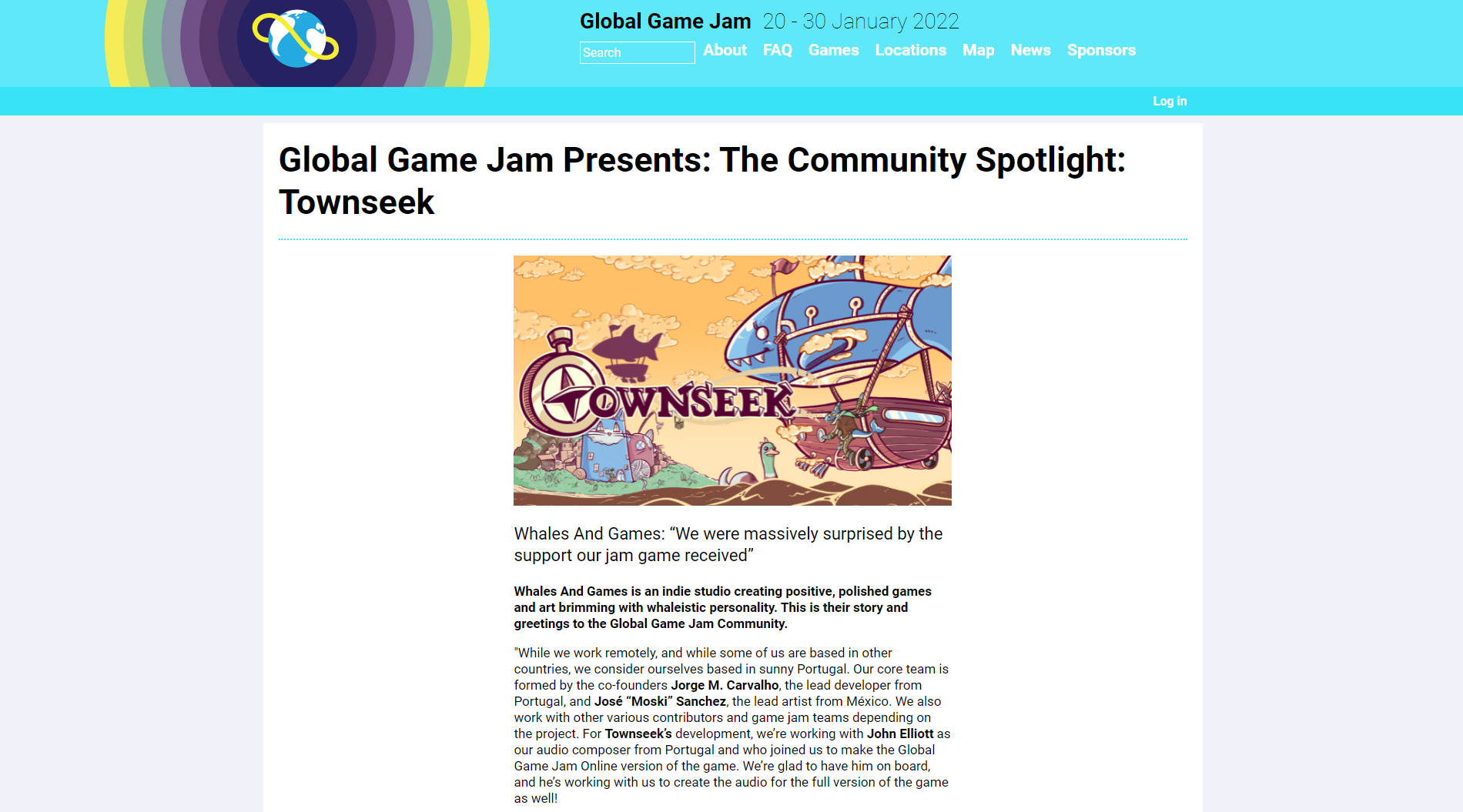 Invited by the folks at Global Game Jam, we had the opportunity to write about our experience with creating Townseek during the game jam!